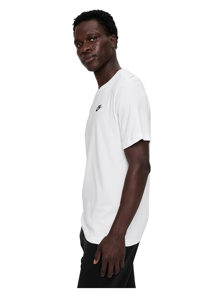 Футболка Nike Sportswear Club Tee — изображение 3 из 5, белый/черный