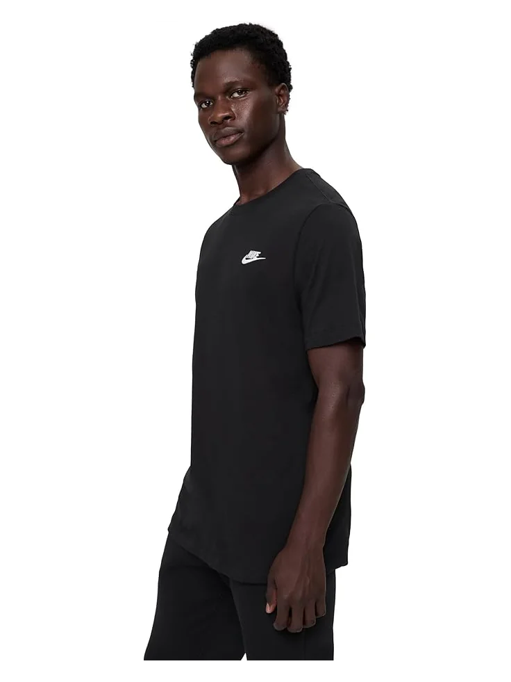 Футболка Nike Sportswear Club Tee — изображение 3 из 6, черный/белый