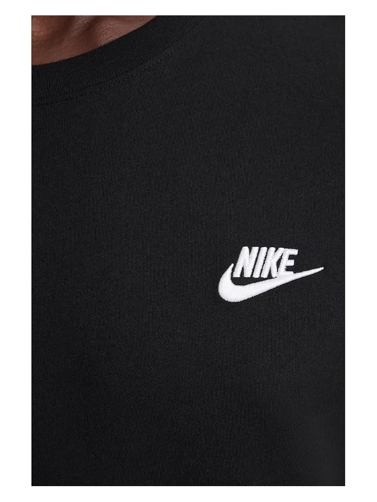 Футболка Nike Sportswear Club Tee — изображение 5 из 6, черный/белый