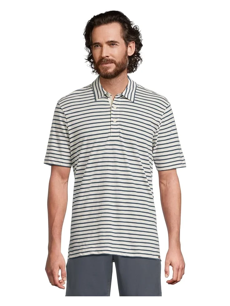 Поло Faherty Sunwashed Tshirt Polo — белый