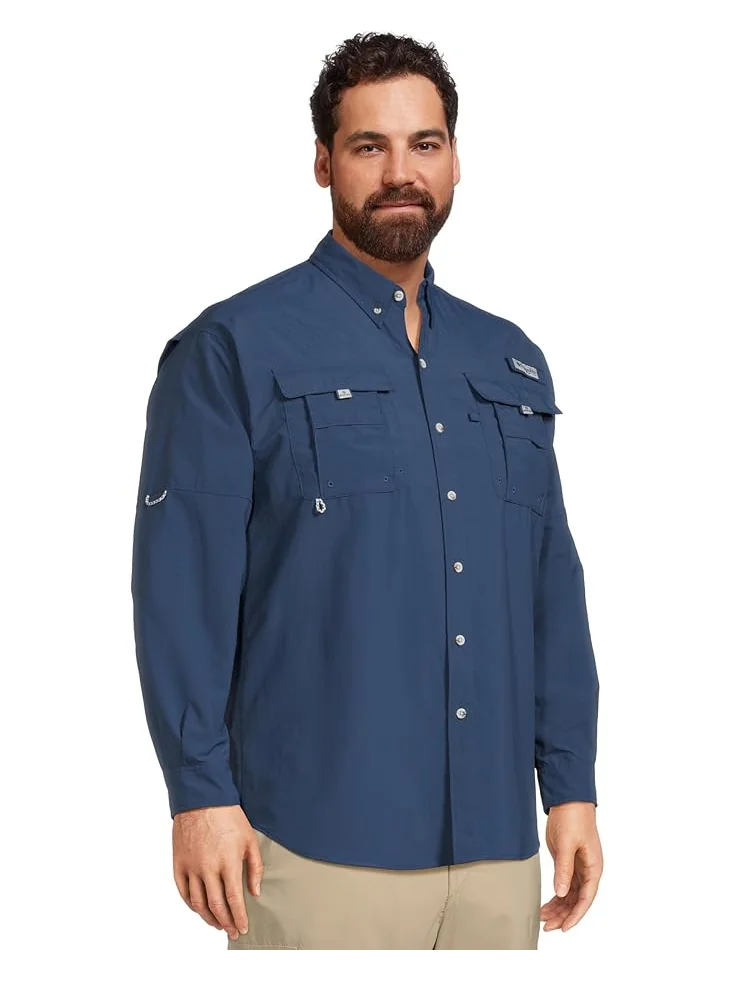 Рубашка Columbia Big & Tall Bahama II Long — изображение 2 из 5, черный