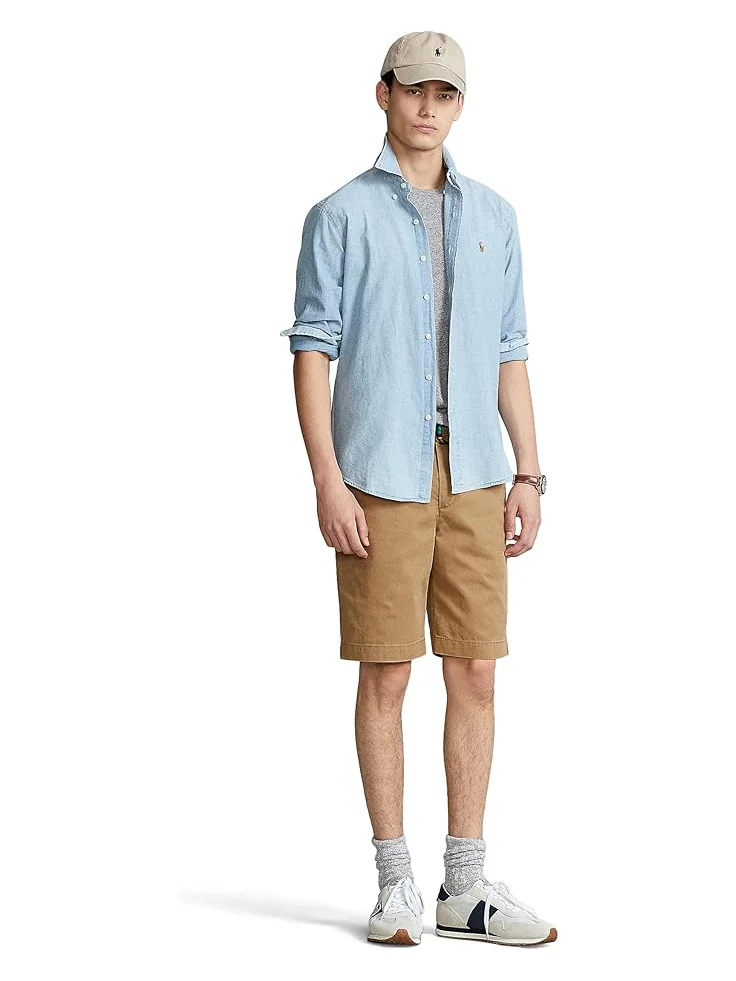 Поло Polo Ralph Lauren Chambray Sport Shirt — изображение 4 из 4, шамбре