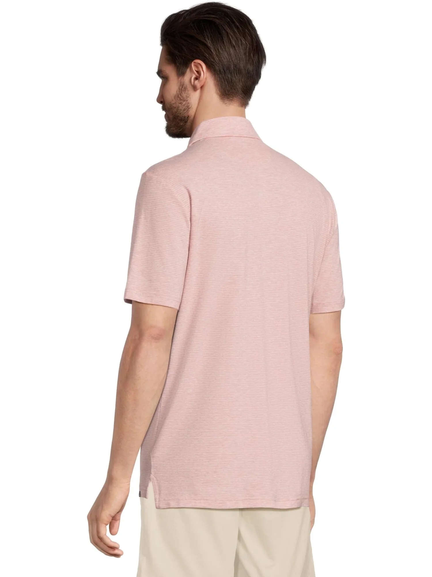 Поло Faherty Short Sleeve Movement Polo — изображение 3 из 5, розовый
