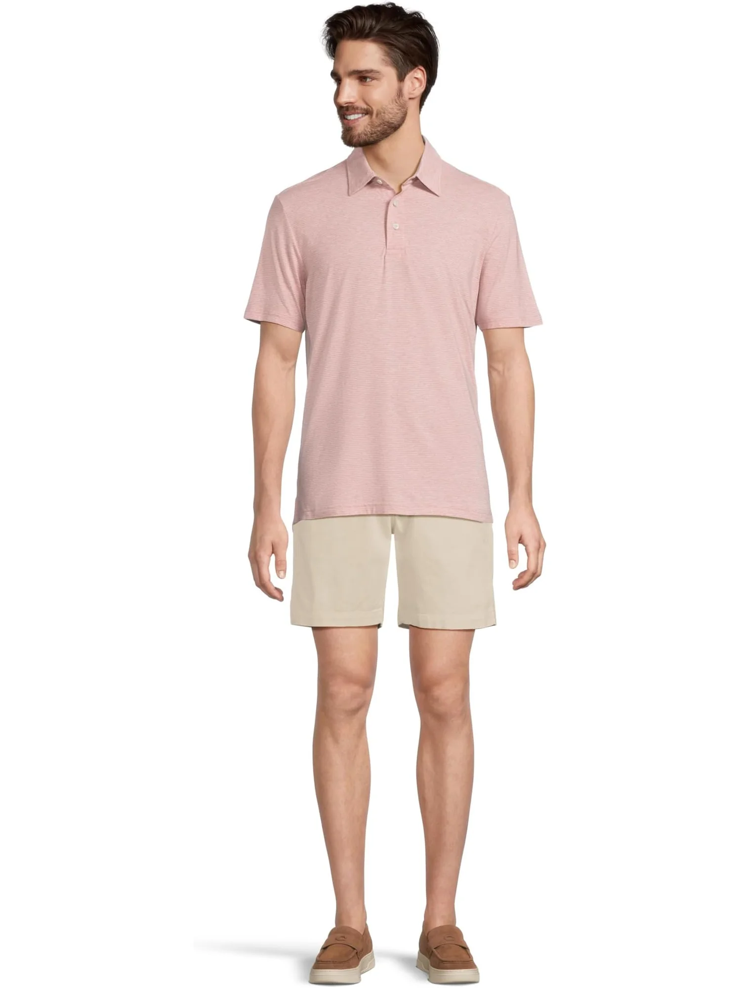 Поло Faherty Short Sleeve Movement Polo — изображение 5 из 5, розовый
