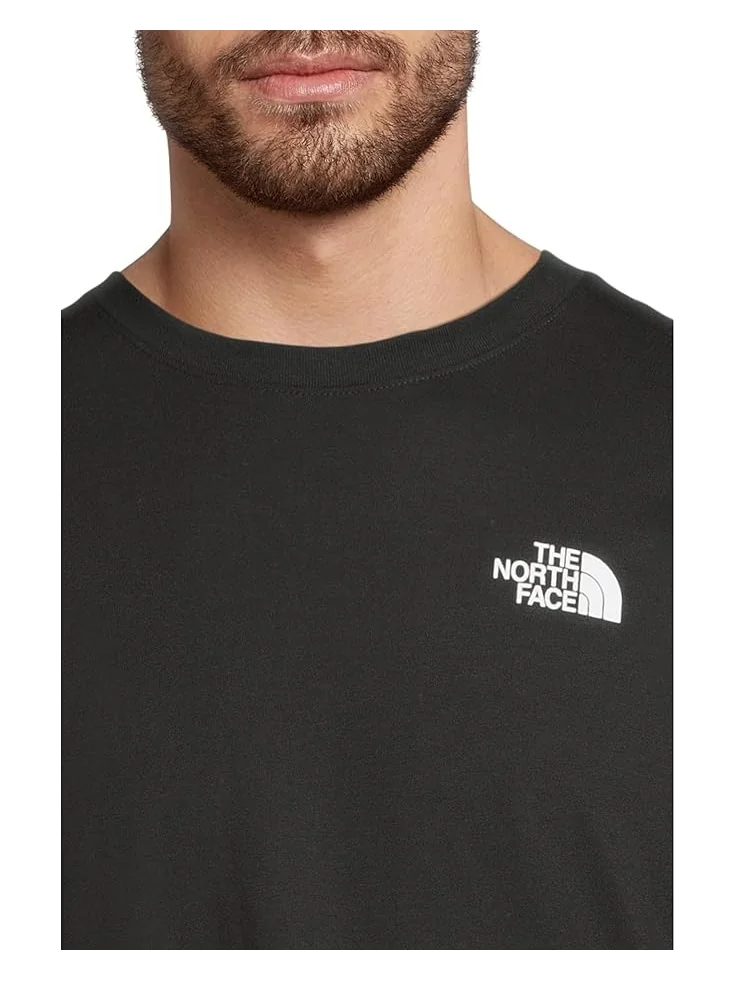 Футболка The North Face Long Sleeve Box NSE Tee — изображение 4 из 5, черный/белый