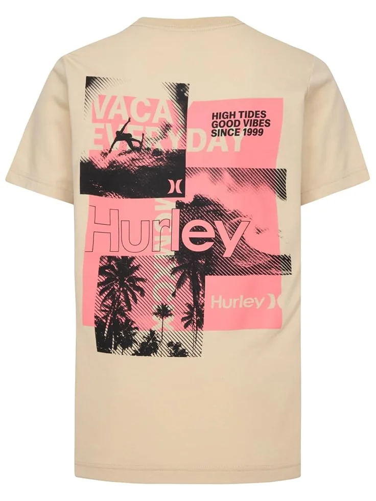 Футболка Hurley Kids Blocks Graphic T-Shirt — изображение 2 из 3, ратан