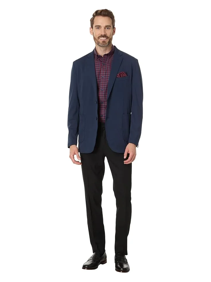 Блейзер Johnston & Murphy Xc Flex Knit Blazer — изображение 4 из 4, темно-синий