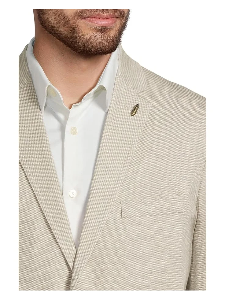 Блейзер Johnston & Murphy Washed Cotton Dobby Blazer — изображение 4 из 5, серый