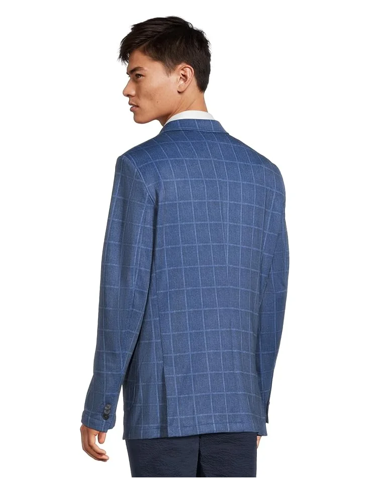 Блейзер Johnston & Murphy Relaxed Knit Blazer — изображение 3 из 5, синий