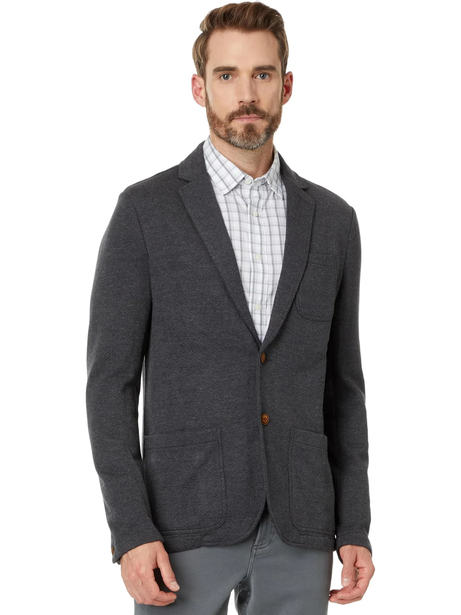Блейзер Faherty Inlet Knit Blazer — черный