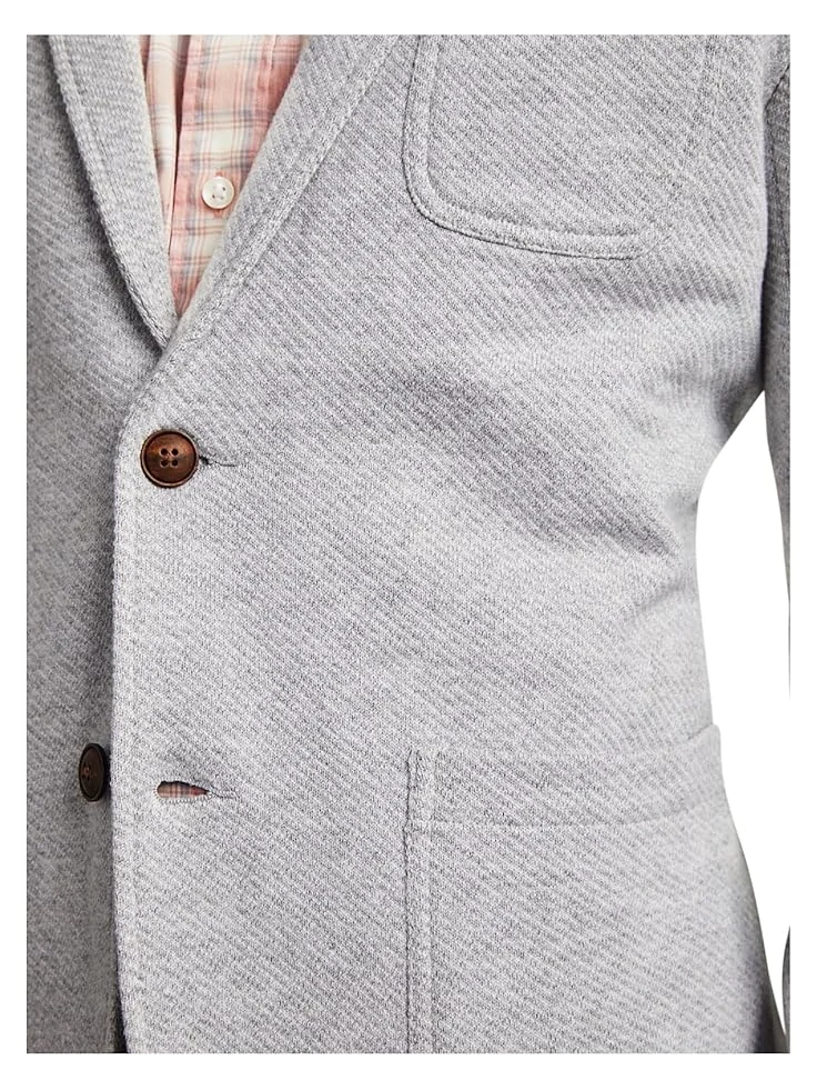 Блейзер Faherty Inlet Knit Blazer — изображение 4 из 4, серый