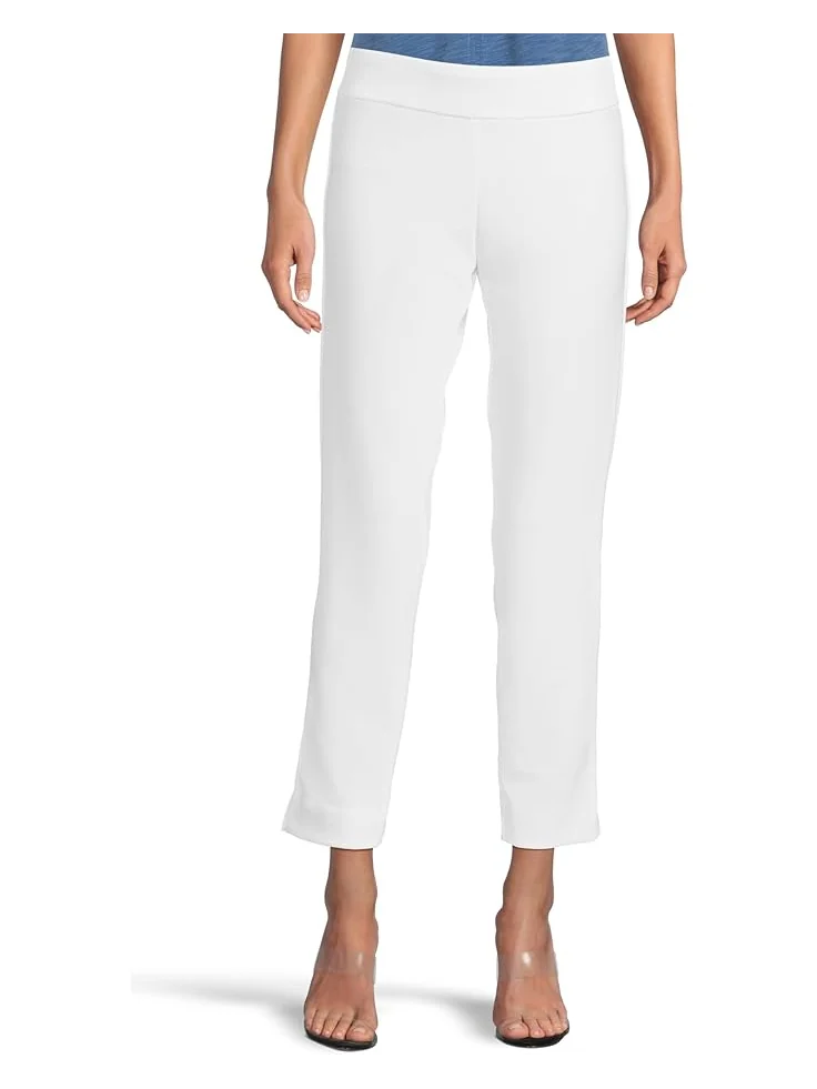 Брюки Krazy Larry Pull On Microfiber Ankle Pants — изображение 1 из 5, белый