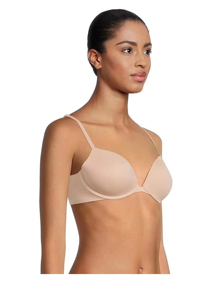 Бюстгальтер Calvin Klein Underwear Perfectly Fit Push Up Plunge Bra — изображение 2 из 4, кедр