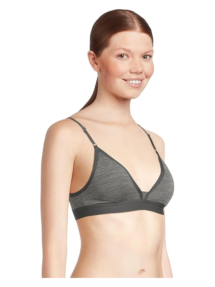Бюстгальтер Icebreaker Merino 150 Siren Bra Inserts — изображение 2 из 3, гритстоун гезер
