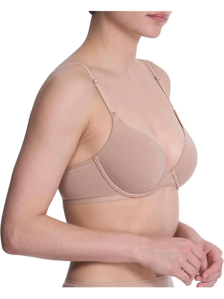 Бюстгальтер Natori Bliss Cotton Convertible T-Shirt Bra — изображение 2 из 4, кофе