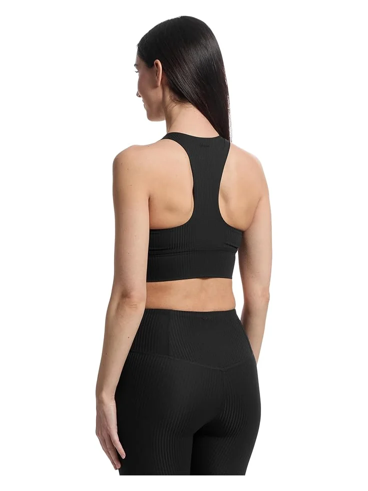 Бюстгальтер Prana Luxara Rib Racerback Bralette — изображение 3 из 5, черный