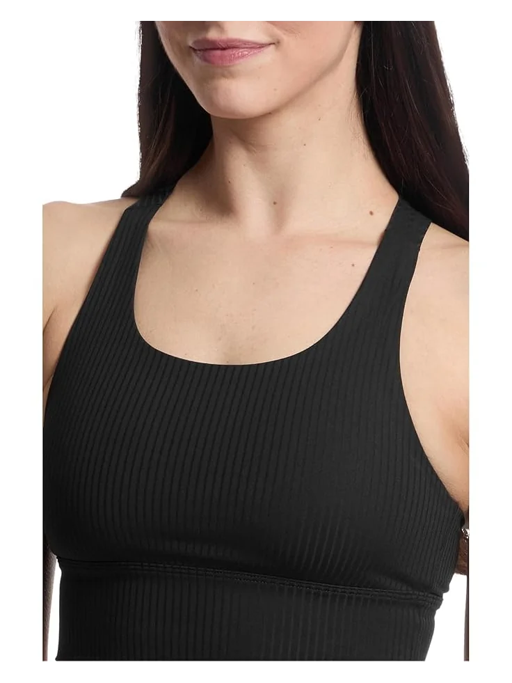 Бюстгальтер Prana Luxara Rib Racerback Bralette — изображение 4 из 5, черный