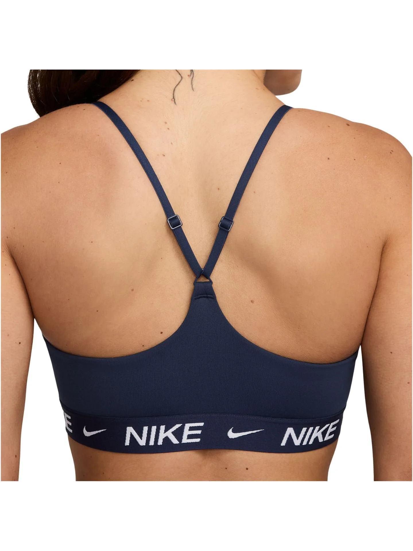 Бюстгальтер Nike Dri-FIT Indy Light Support Bra — изображение 3 из 3, темно-синий