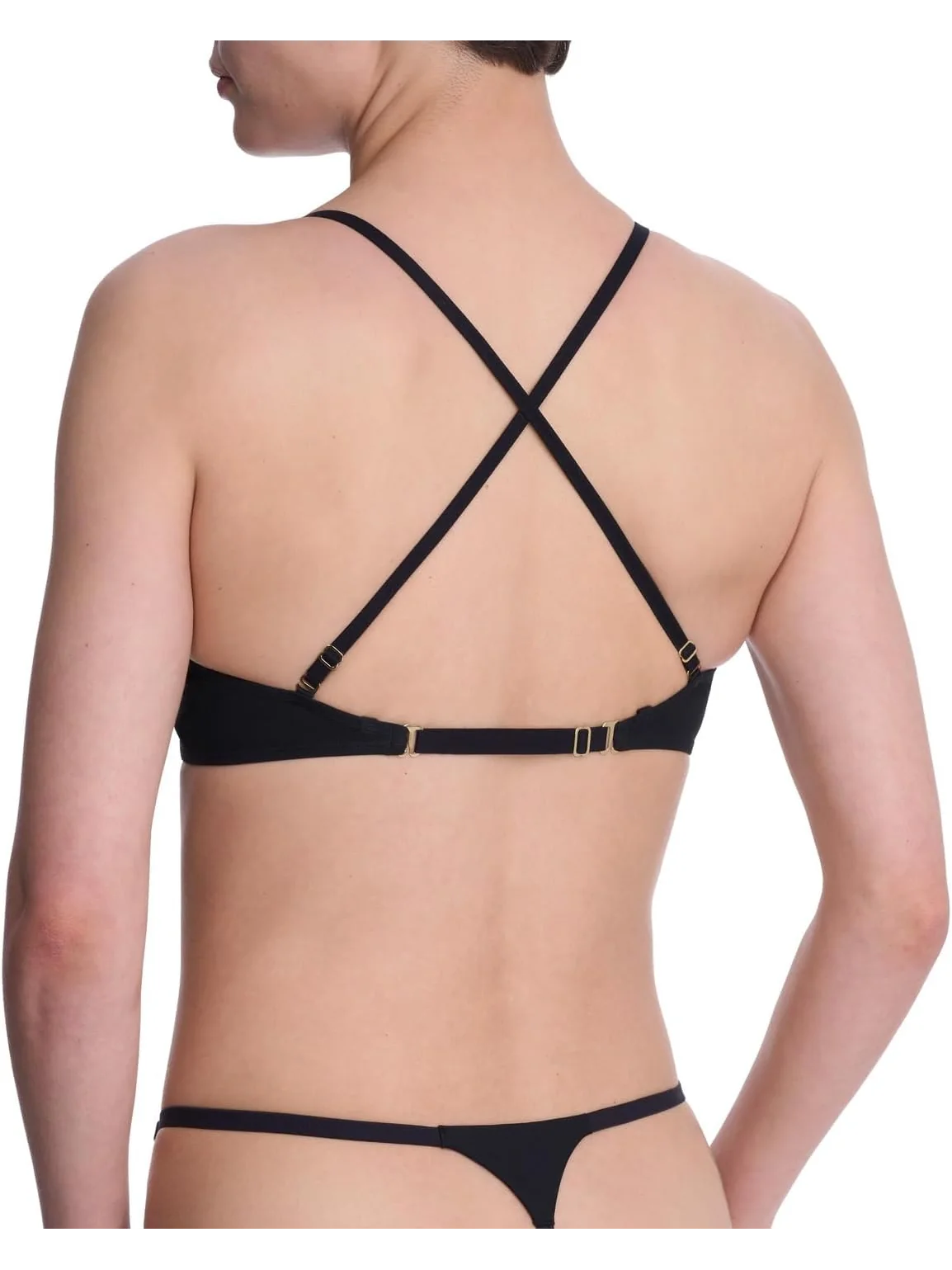 Бюстгальтер Natori Verge Convertible Plunge T-Shirt Bra — изображение 2 из 5, черный