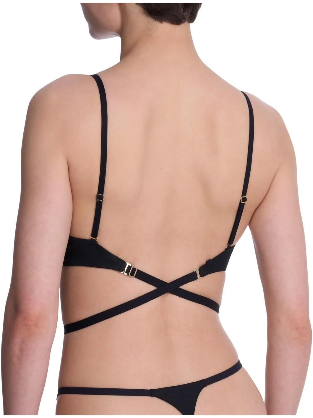 Бюстгальтер Natori Verge Convertible Plunge T-Shirt Bra — изображение 4 из 5, черный
