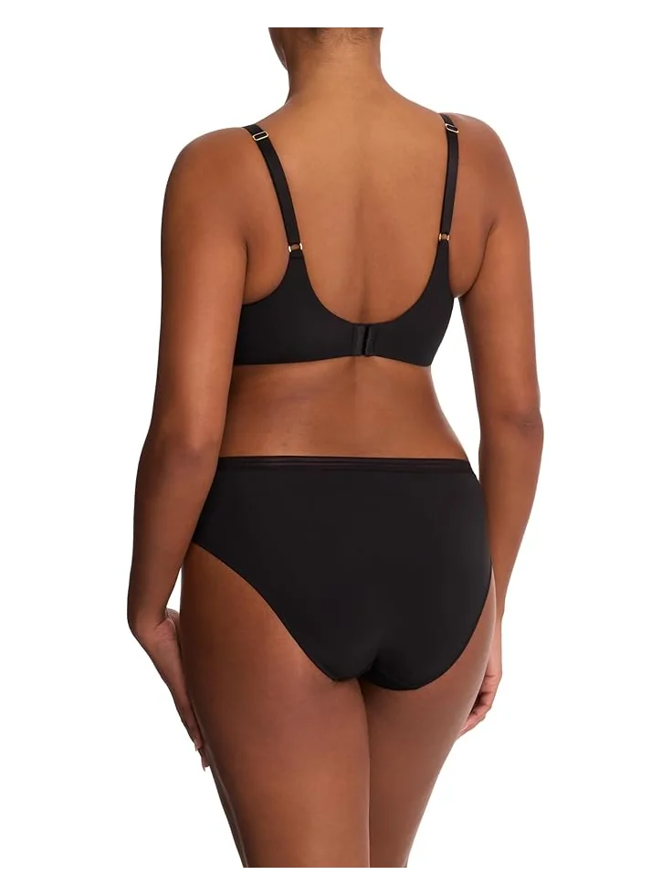 Бюстгальтер Natori Love Lace Full Coverage Plunge T-Shirt Bra — изображение 2 из 3, черный