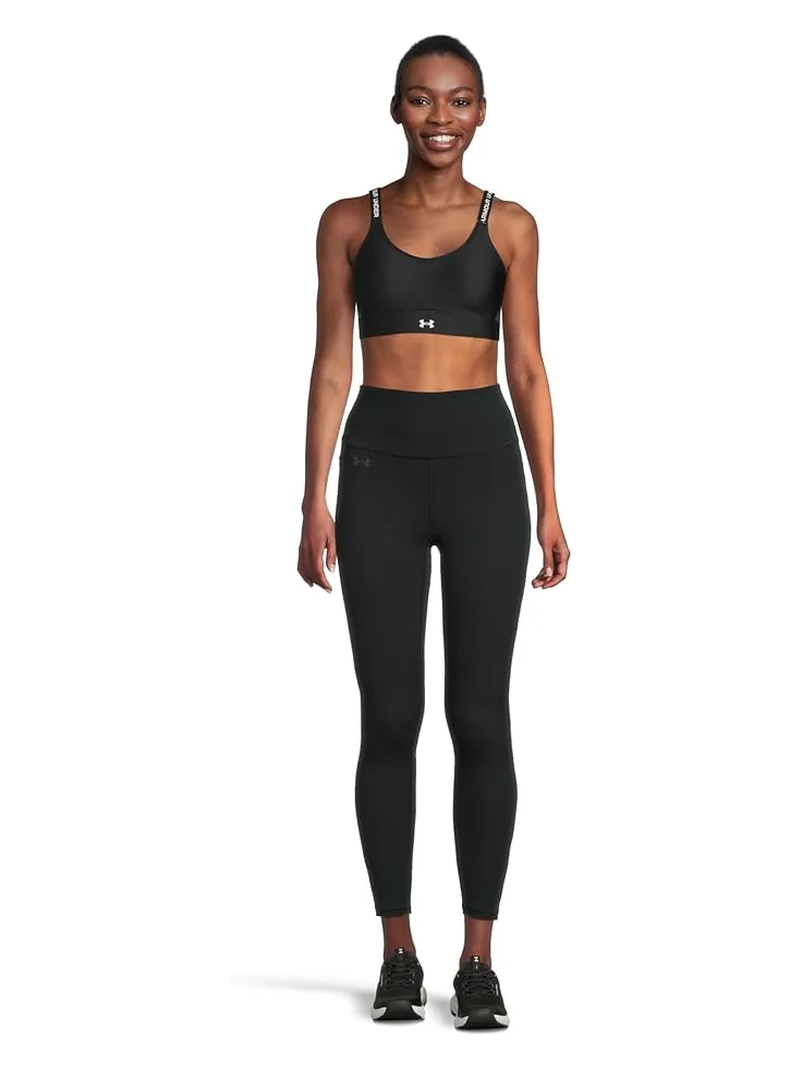 Женский спортивный бра Under Armour Infinity Mid Impact — изображение 5 из 5, черный/белый