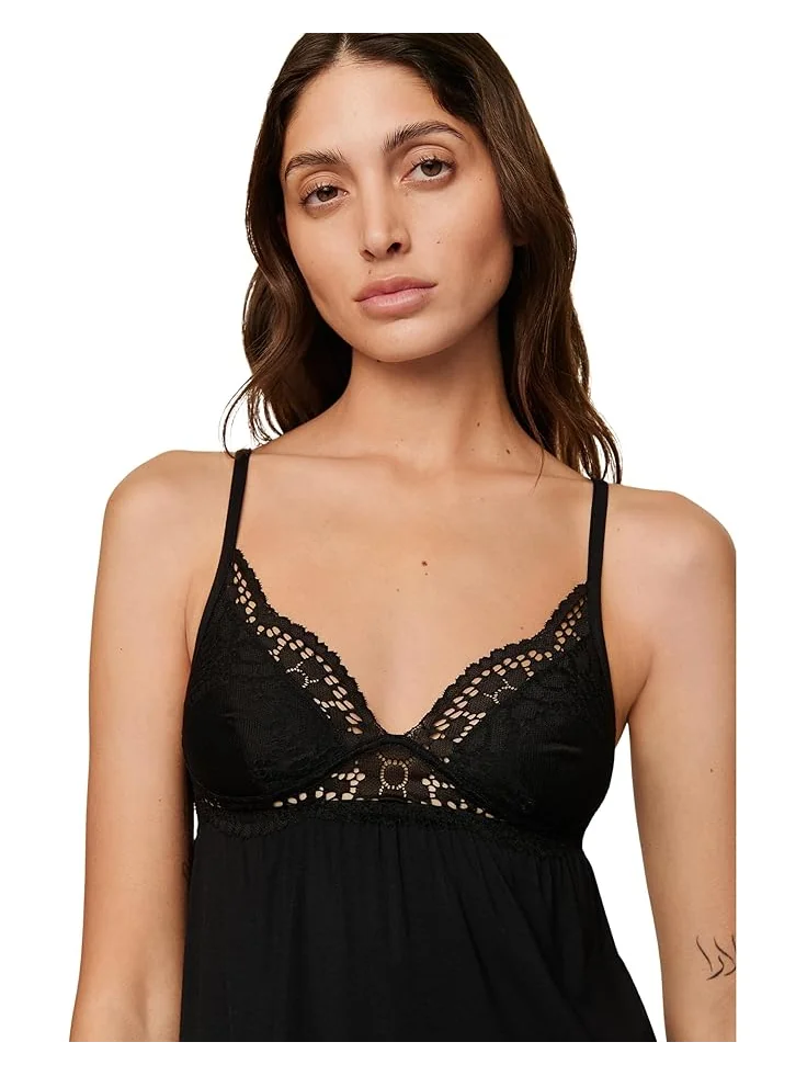 Пижама Eberjey Beatrix Cami & Short Pj Set — изображение 3 из 3, черный