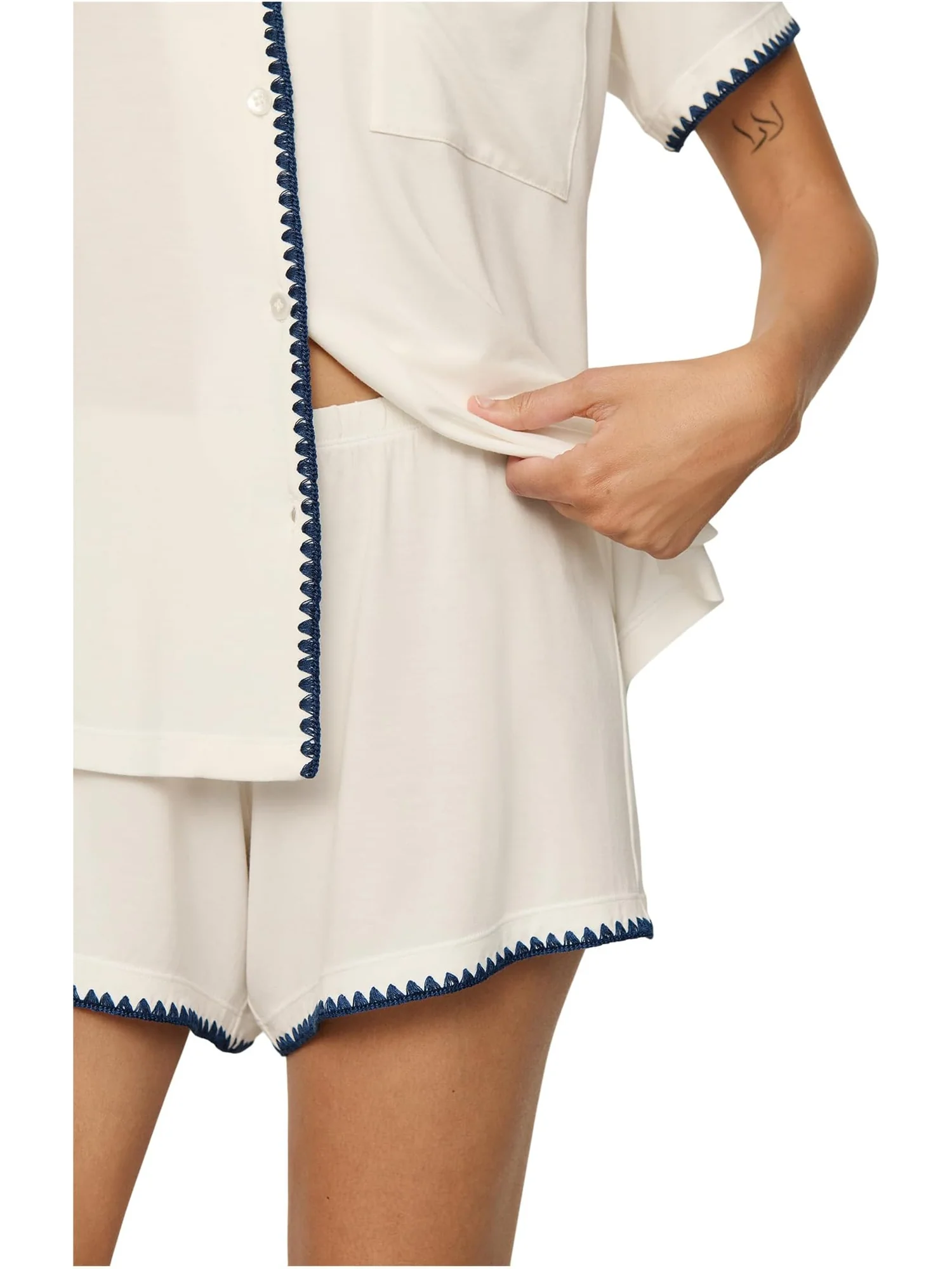 Пижама Eberjey Frida Relaxed Shorts Pj Set — изображение 3 из 3