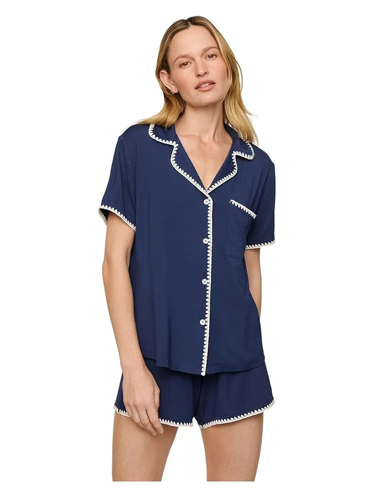 Пижама Eberjey Frida Relaxed Shorts Pj Set