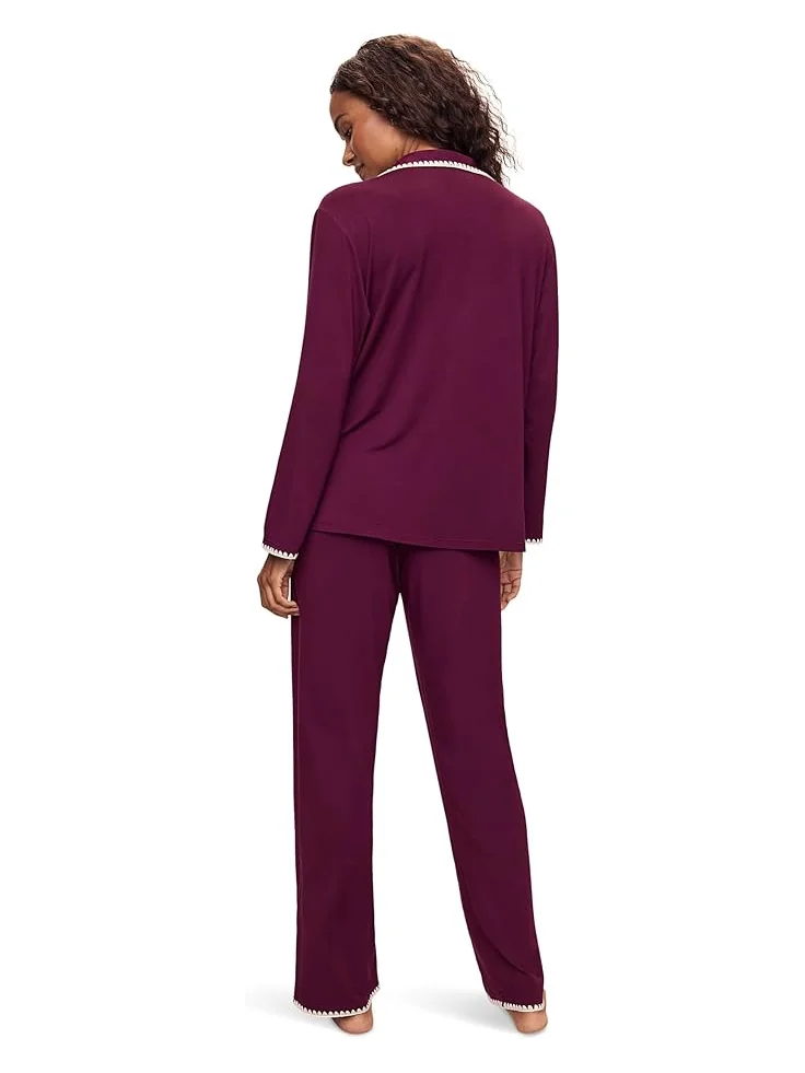 Пижама Eberjey Frida Long Pj Set — изображение 2 из 3, слоновая кость