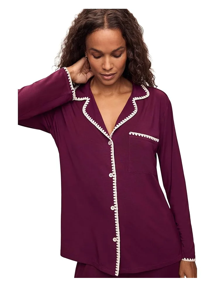 Пижама Eberjey Frida Long Pj Set — изображение 3 из 3, слоновая кость