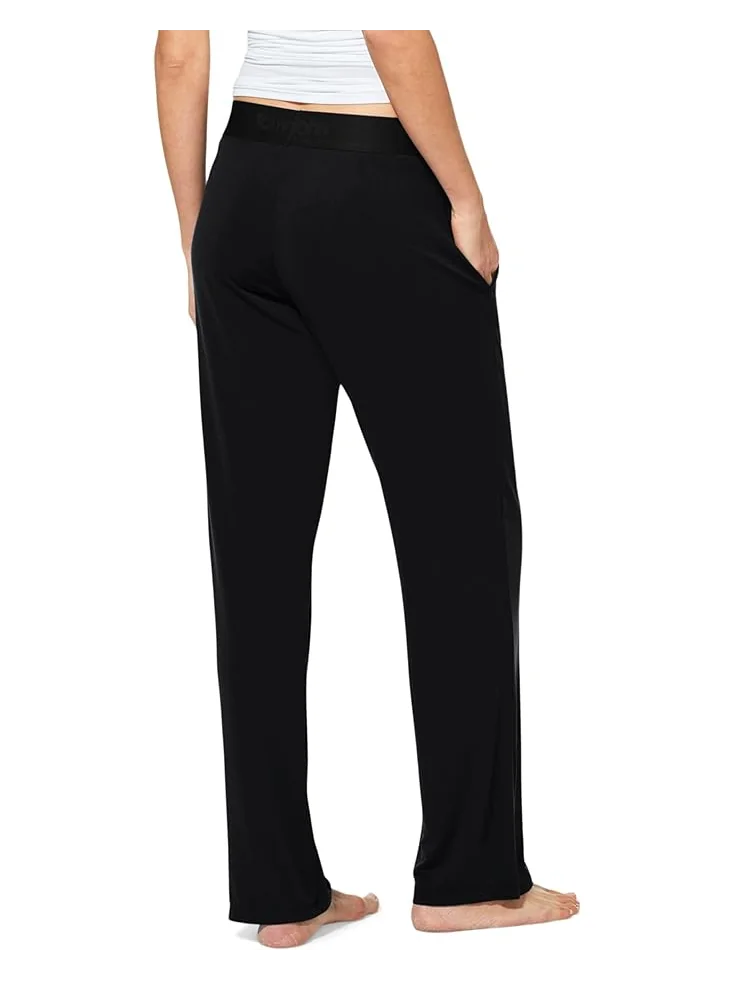 Пижамные брюки Tommy John Second Skin Sleep Pants — изображение 2 из 3, черный