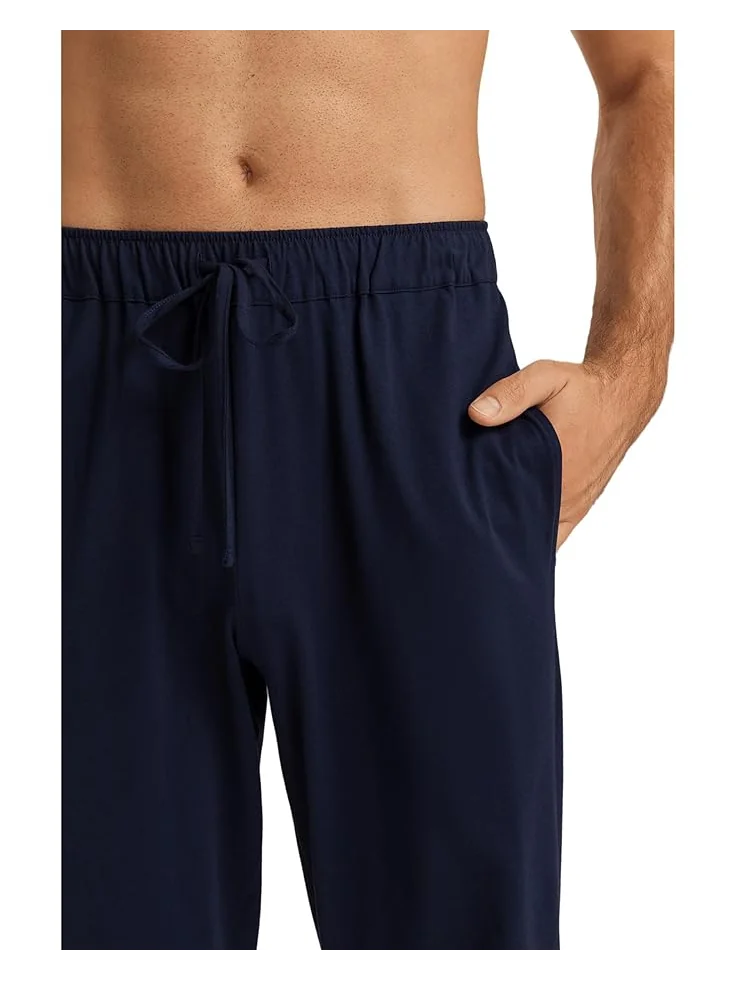 Пижамные брюки Hanro Night and Day Knit Lounge Pants — изображение 3 из 4, глубокий темно-синий