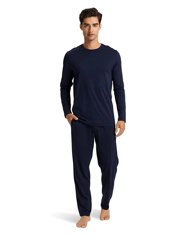 Пижамные брюки Hanro Night and Day Knit Lounge Pants — изображение 4 из 4, глубокий темно-синий