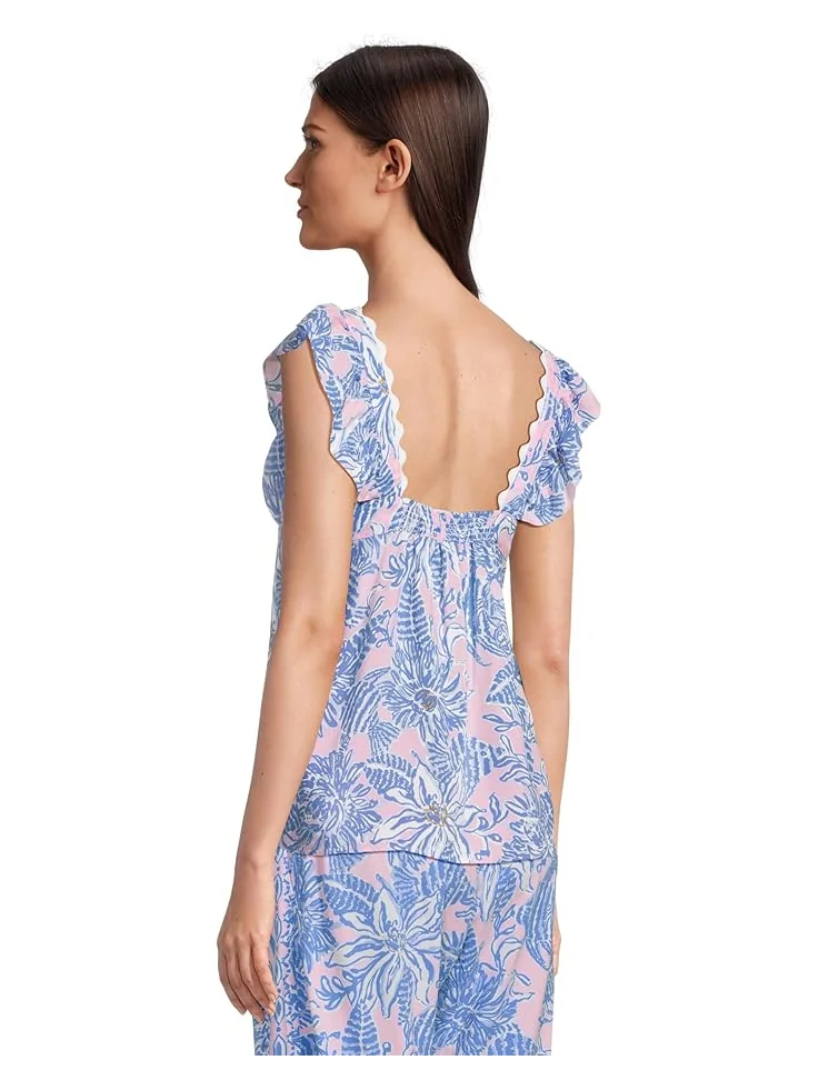 Пижамный топ Lilly Pulitzer Gyah — изображение 3 из 5, розовый