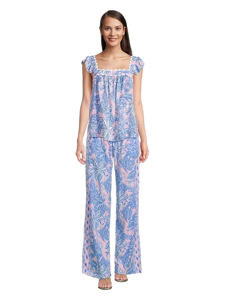 Пижамный топ Lilly Pulitzer Gyah — изображение 5 из 5, розовый