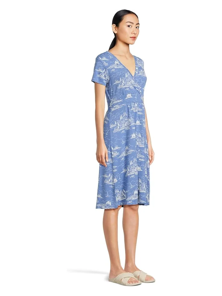 Платье L.L.Bean Summer Knit Dress, цвет Seaside Toile — изображение 2 из 4