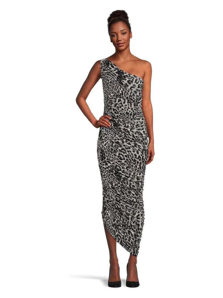Платье Norma Kamali Diana Gown, цвет Animal — изображение 1 из 4
