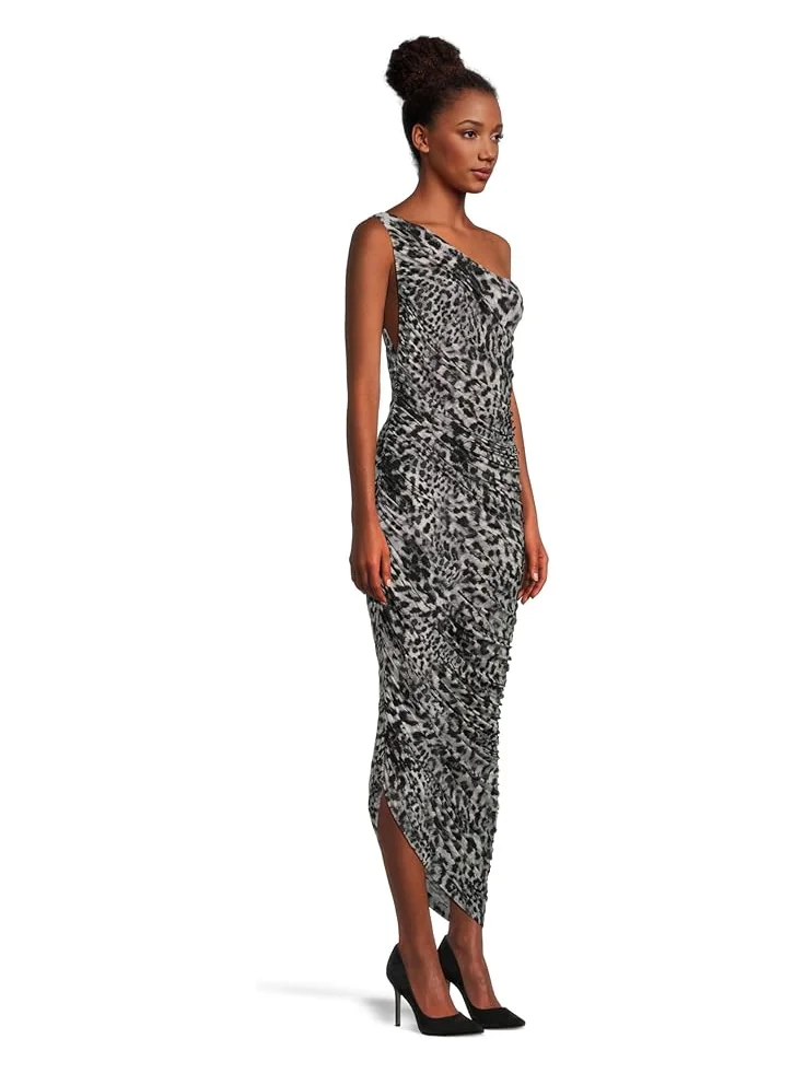 Платье Norma Kamali Diana Gown, цвет Animal — изображение 2 из 4