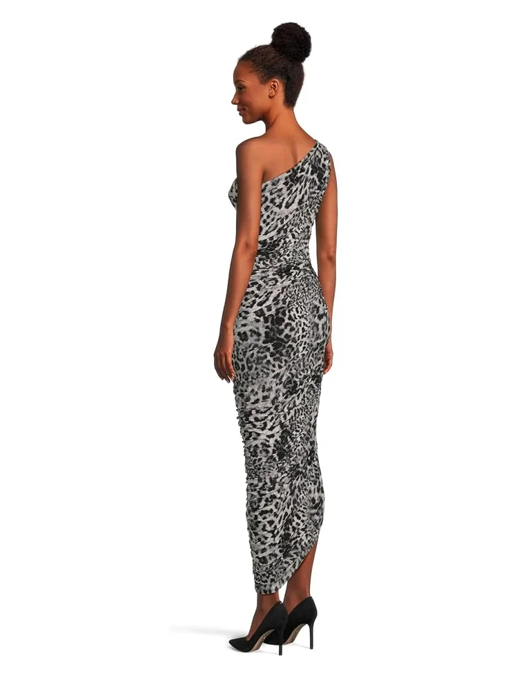 Платье Norma Kamali Diana Gown, цвет Animal — изображение 3 из 4