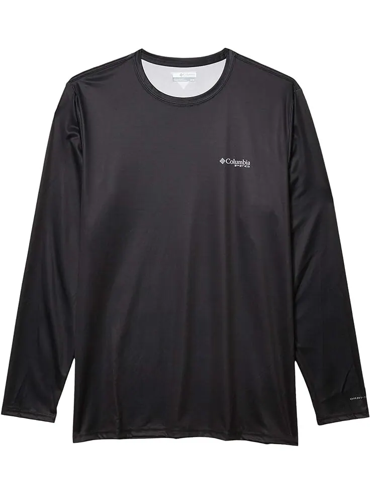 Рубашка Columbia Terminal Tackle PFG Fish Long Sleeve — изображение 1 из 3, черный/графитовый