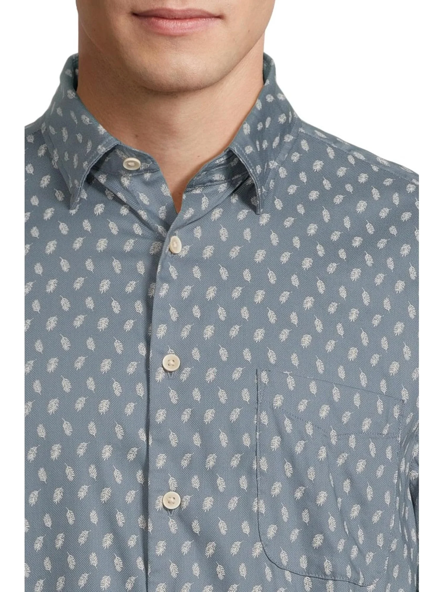 Рубашка Faherty Short Sleeve Movement Monterrey Shirt — изображение 4 из 5, лиственный