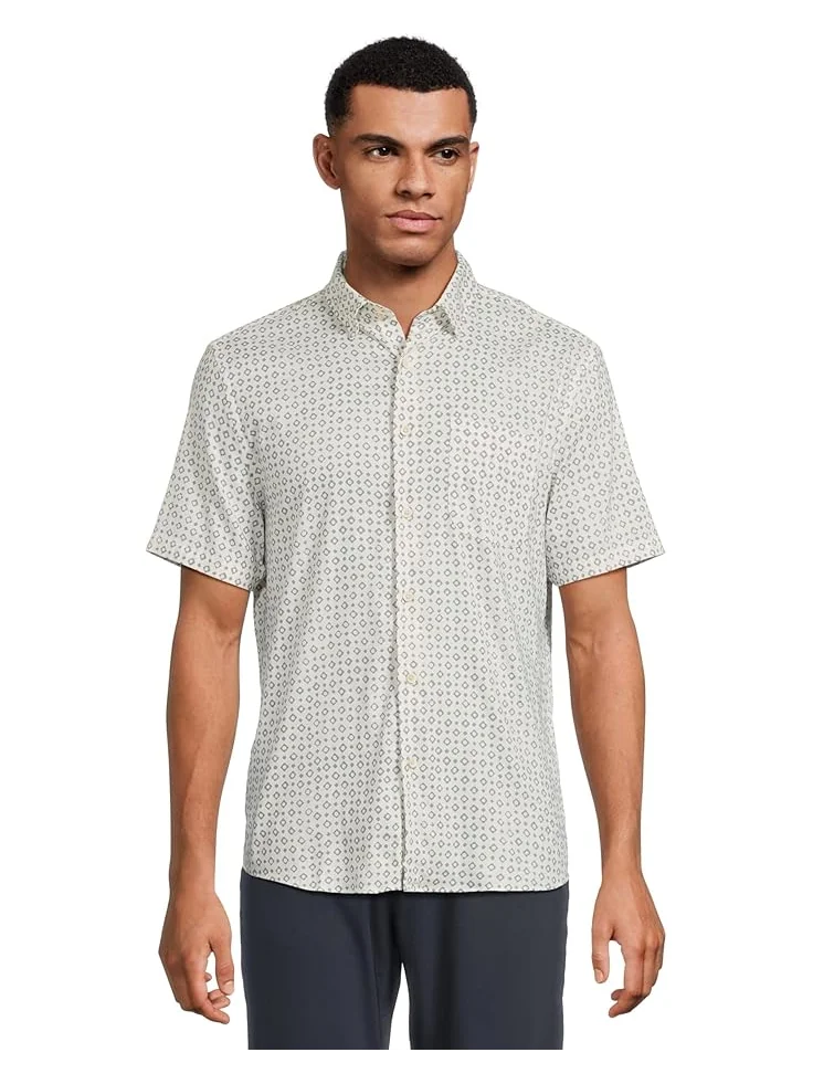 Рубашка Faherty Short — серебристый