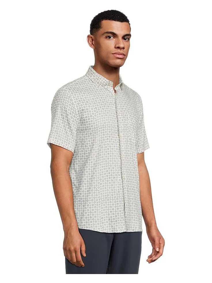 Рубашка Faherty Short — изображение 2 из 5, каменный
