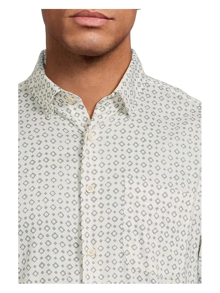 Рубашка Faherty Short — изображение 4 из 5, каменный