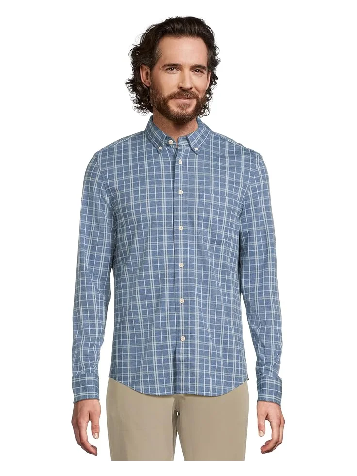 Рубашка Faherty Coastline Knit Shirt — изображение 1 из 5, голубой