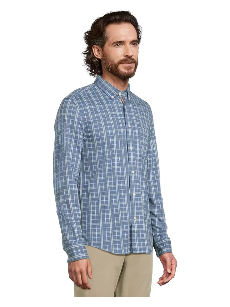 Рубашка Faherty Coastline Knit Shirt — изображение 2 из 5, голубой