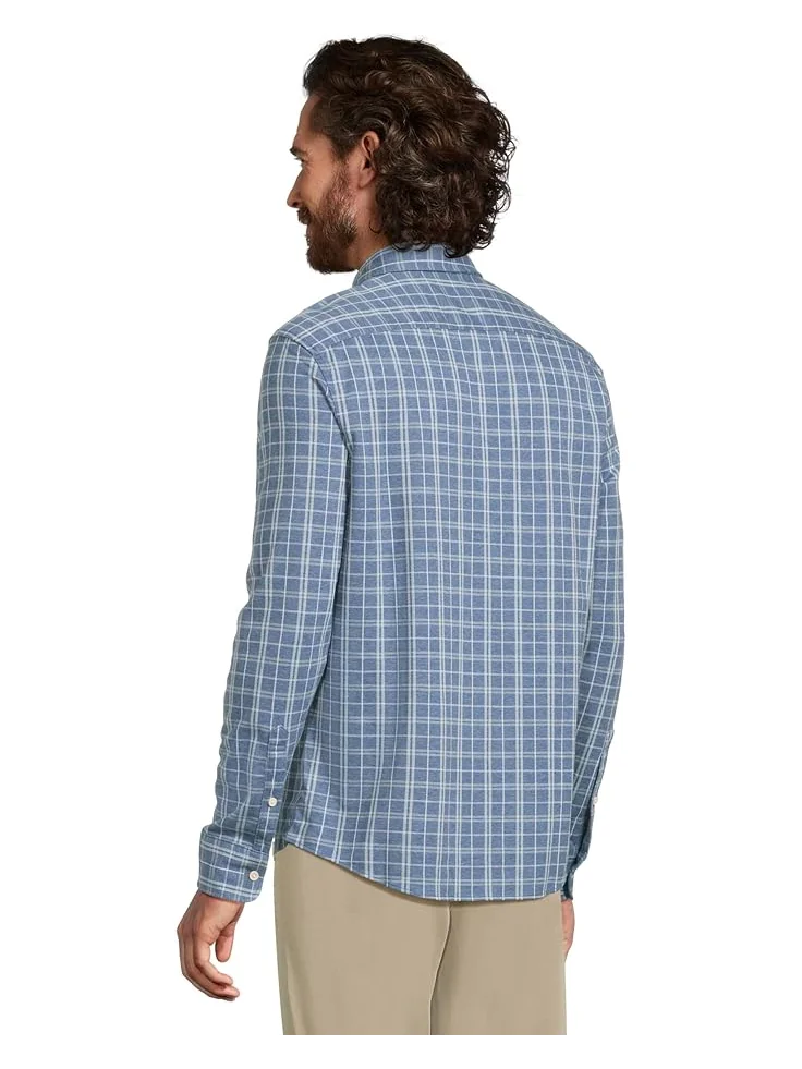 Рубашка Faherty Coastline Knit Shirt — изображение 3 из 5, голубой
