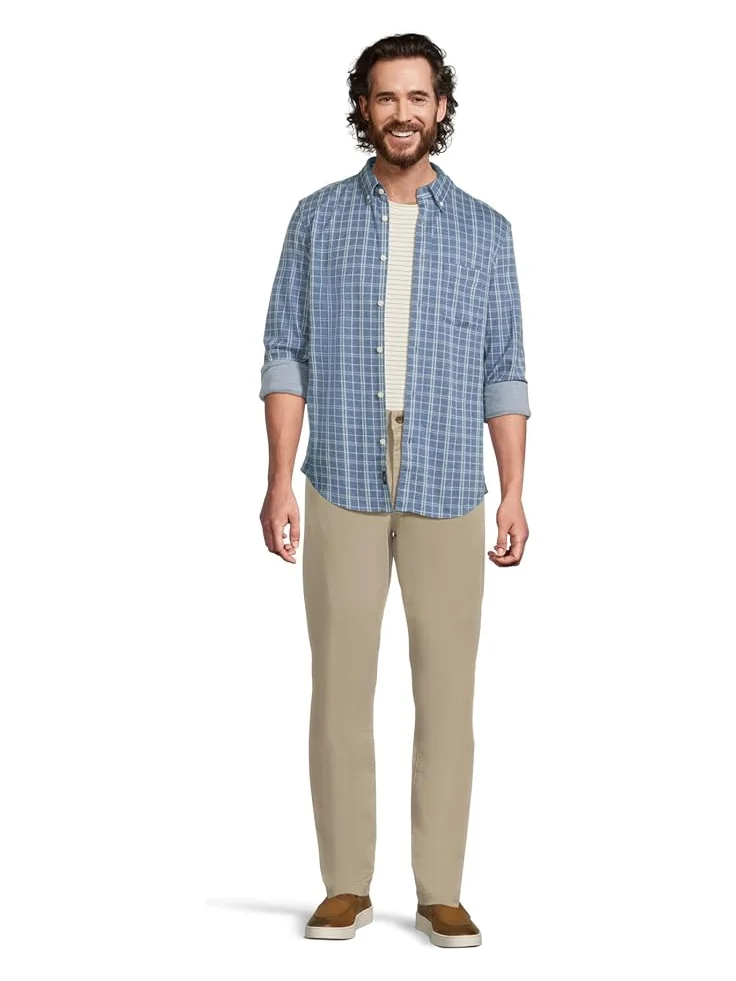 Рубашка Faherty Coastline Knit Shirt — изображение 5 из 5, голубой
