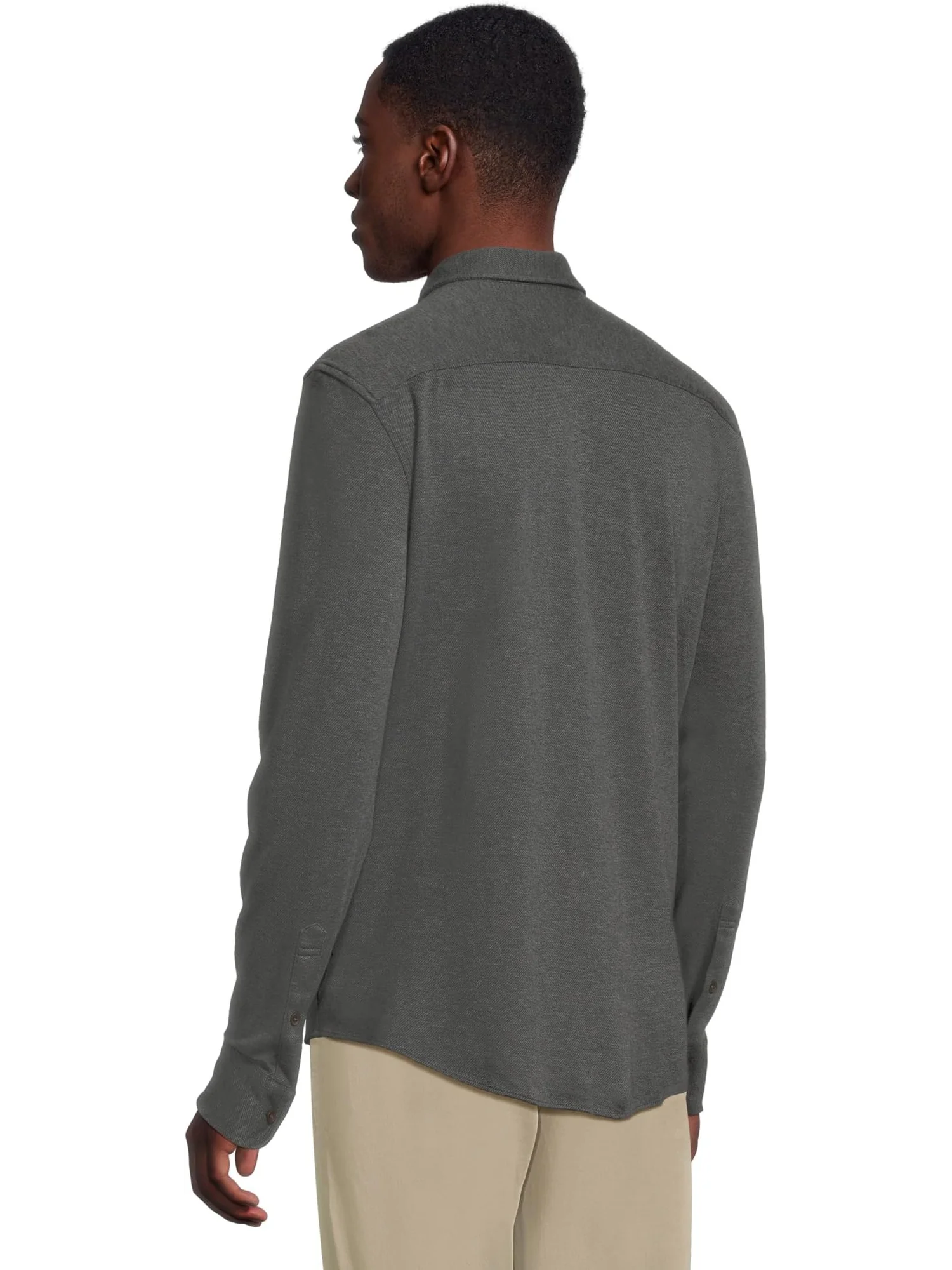 Рубашка Faherty Coastline Knit Shirt — изображение 3 из 5, темно-серый